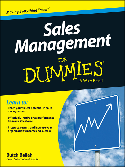 Cover image for Sales Management for Dummies